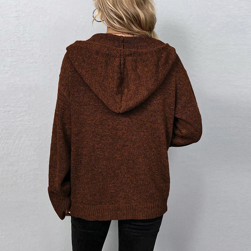 WW | Bequemer Hooded Cardigan