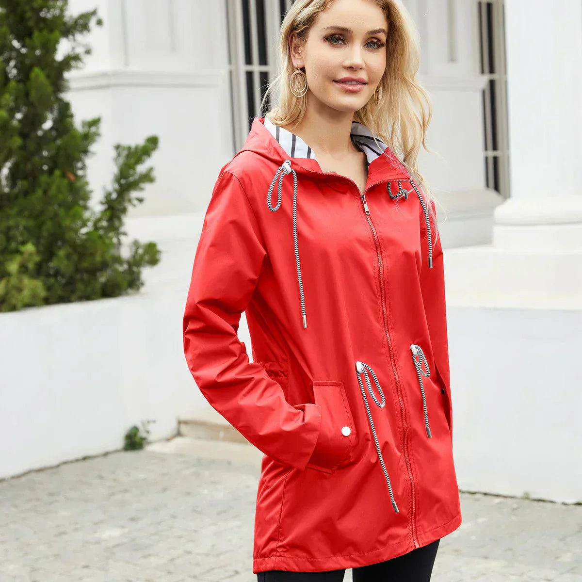 WW | Regenjacke Mit Kapuze