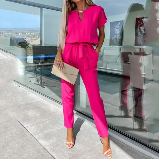 WW | Short-sleeved Jumpsuit | Comfortable and trendy look