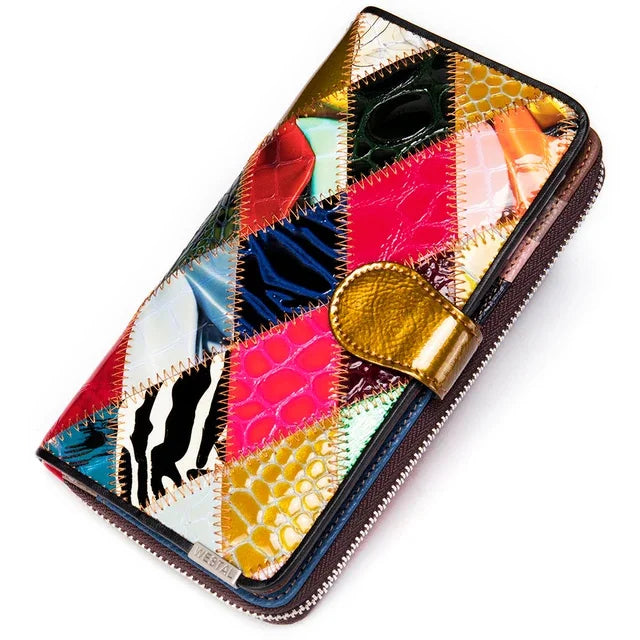 WW | Women's Long Wallet in Vintage Style