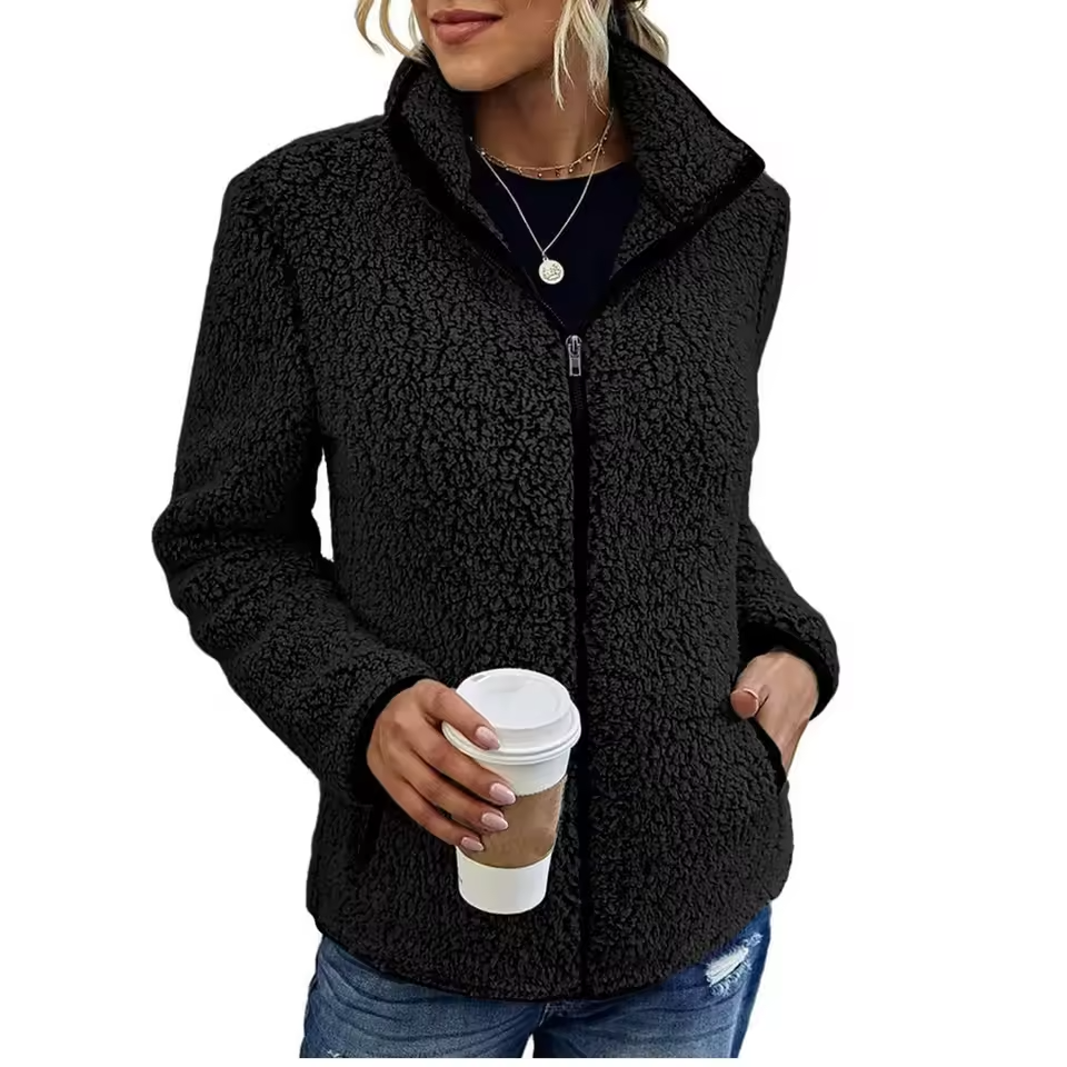 WW | Fleece Stand-Up Collar Jacket