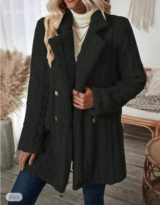 WW | Long, casual coat with collar