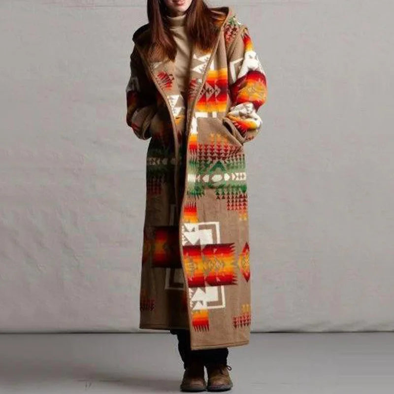 WW | Ethnic-style long coat