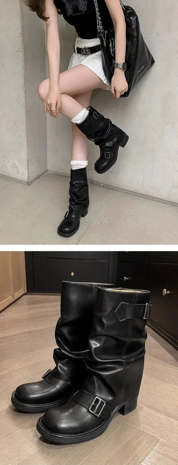WW | Wrinkle Mid-Calf Boots