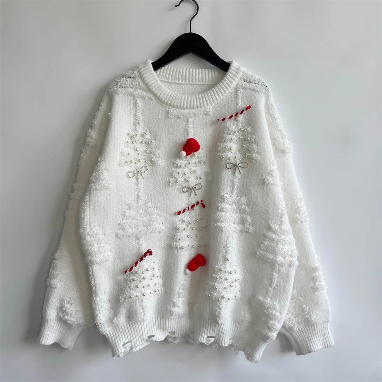 WW - Hässlicher Weihnachtspulli - Winterlicher Damen-Pullover mit Weihnachtsthema