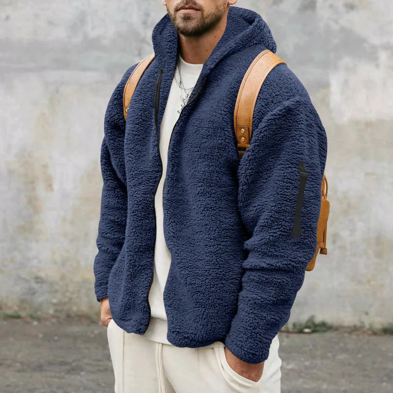 WW | Cashmere Luxus Winterjacke Mit Kapuze Für Männer