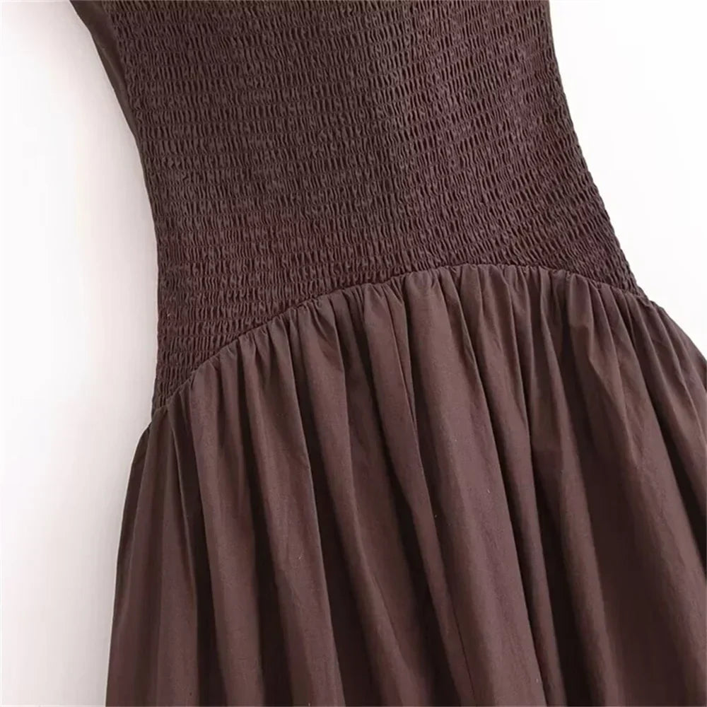 Vivienne | Shaping Poplin Paneled Dress