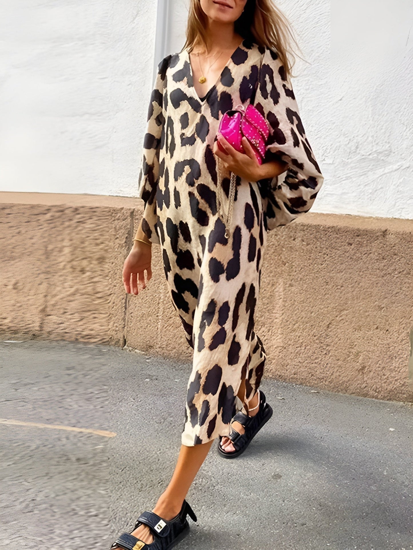 Silvie | Bold and elegant leopard print dress