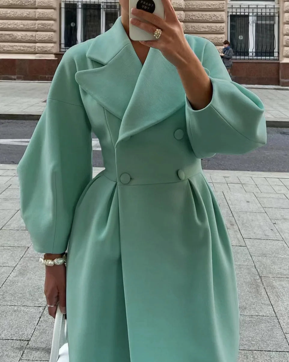 WW | elegant double-breasted winter coat