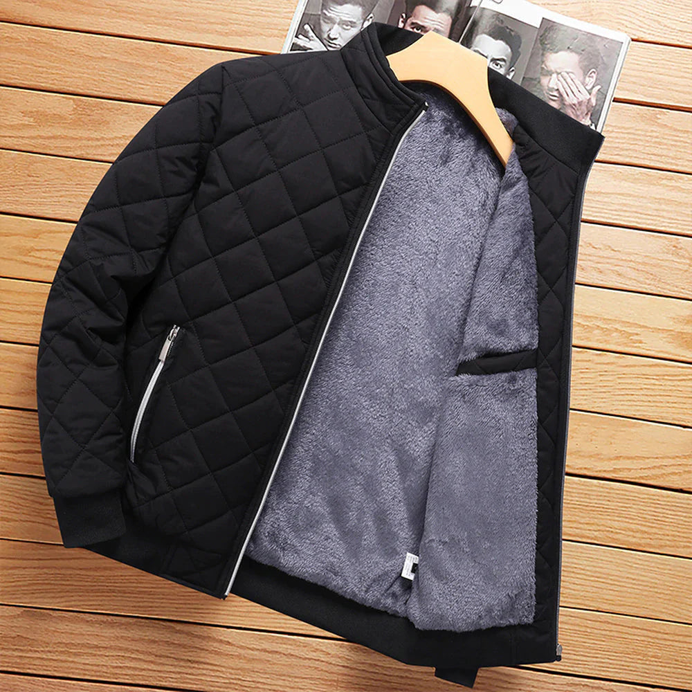 WW | Quilted Bomber Jacket for Winter
