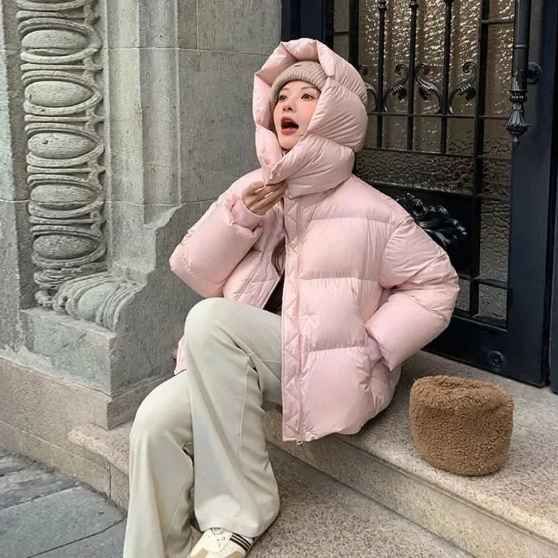 WW | bequeme und elegante Winterjacke mit Quasten-Design für Frauen