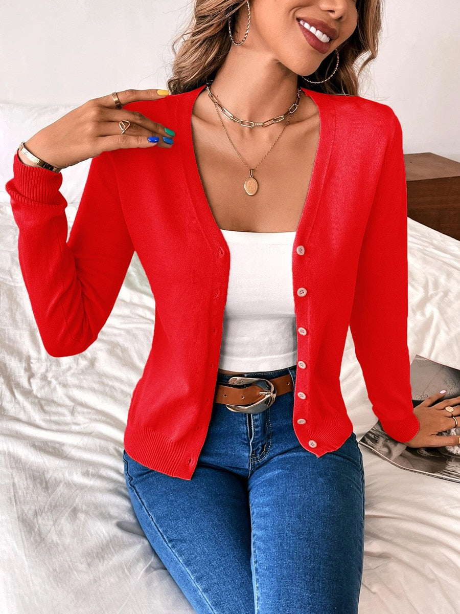 WW | Leichter Stylischer Strickjacke Für Frauen