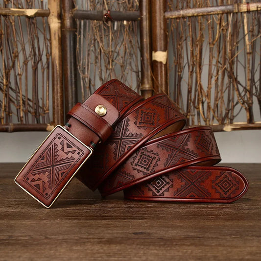 WW | Gürtel Mit Einzigartigem Design Für Jedes Outfit Aus Rindleder