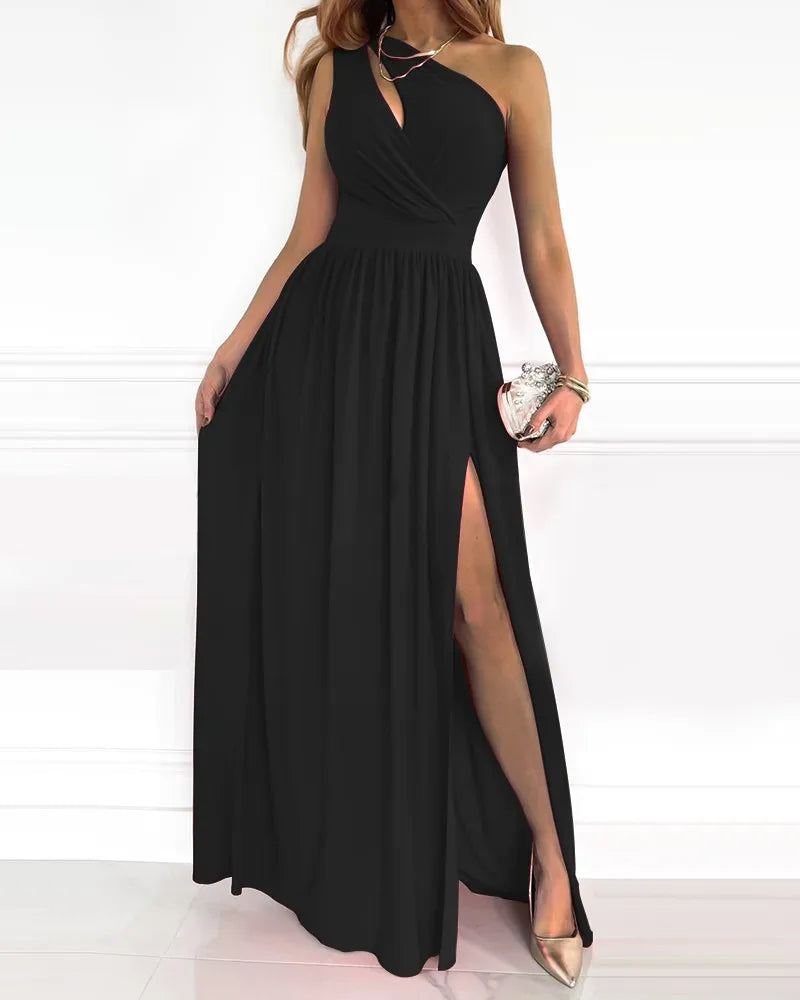 WW | Elegantes Maxikleid mit einem Schulterträger