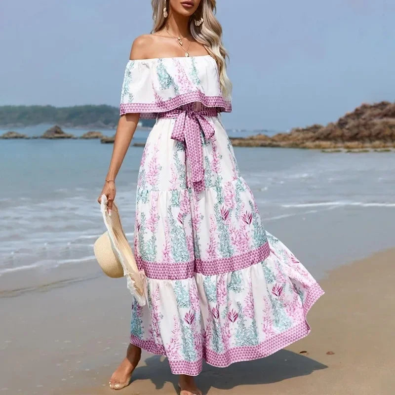 Amara Off-the-Shoulder Maxi Dress