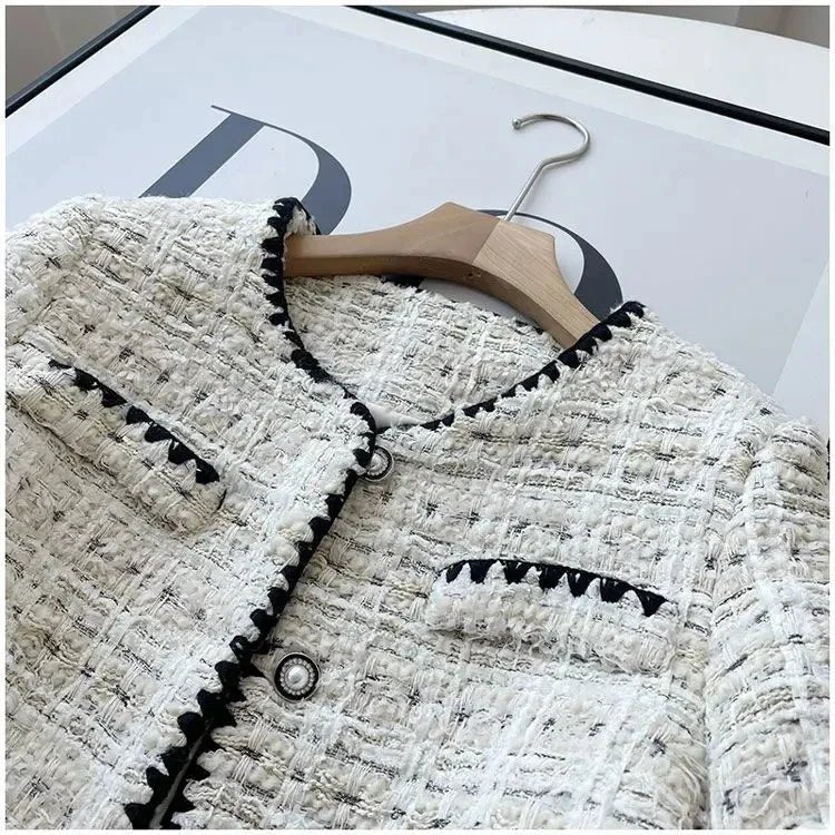 WW | Tweedjacke - Kontrastbesatz - Elegant und feminin - Klassische Oberbekleidung