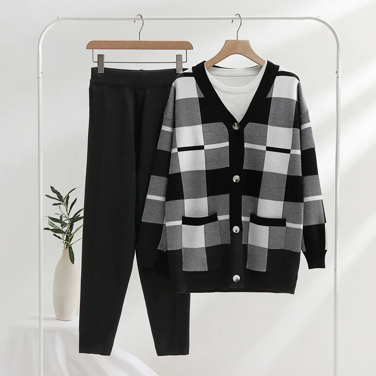 WW | Weiches Strick 3-Teiliges Set
