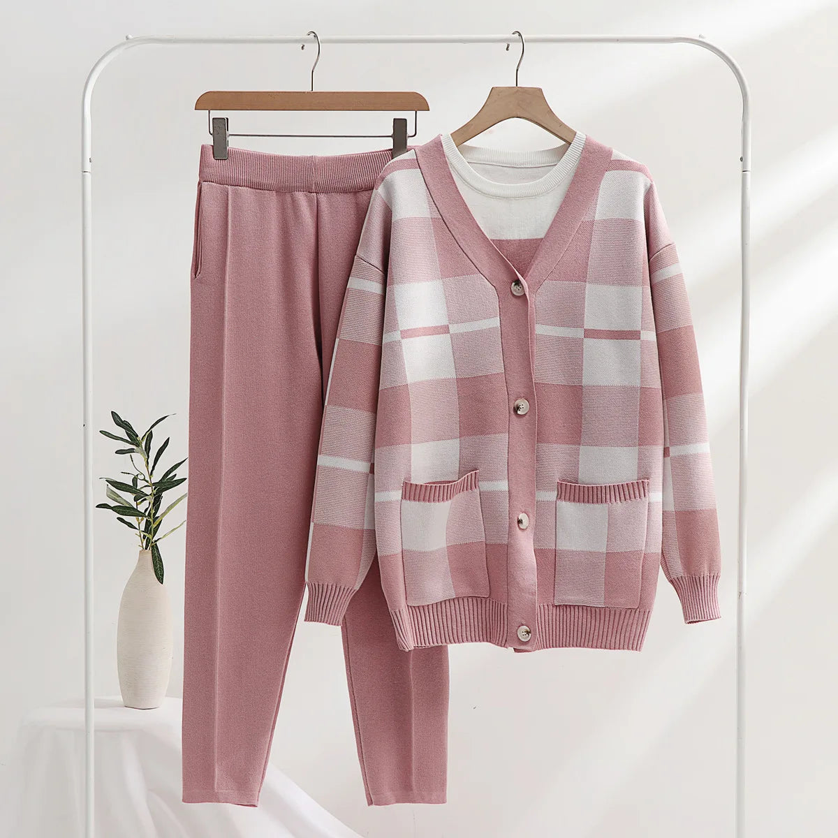 WW | Weiches Strick 3-Teiliges Set
