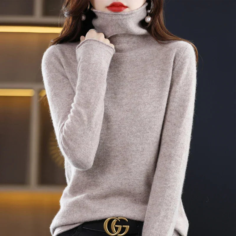 WW | Pullover aus Woll mit Rollkragen
