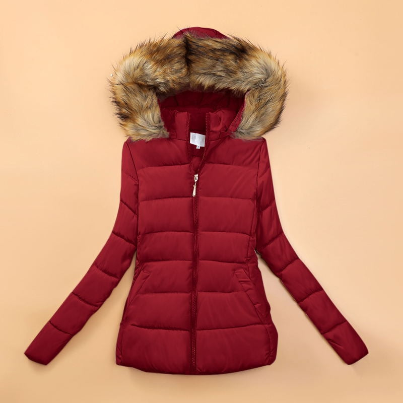 WW | Women's Winter Jacket with Faux Fur Collar