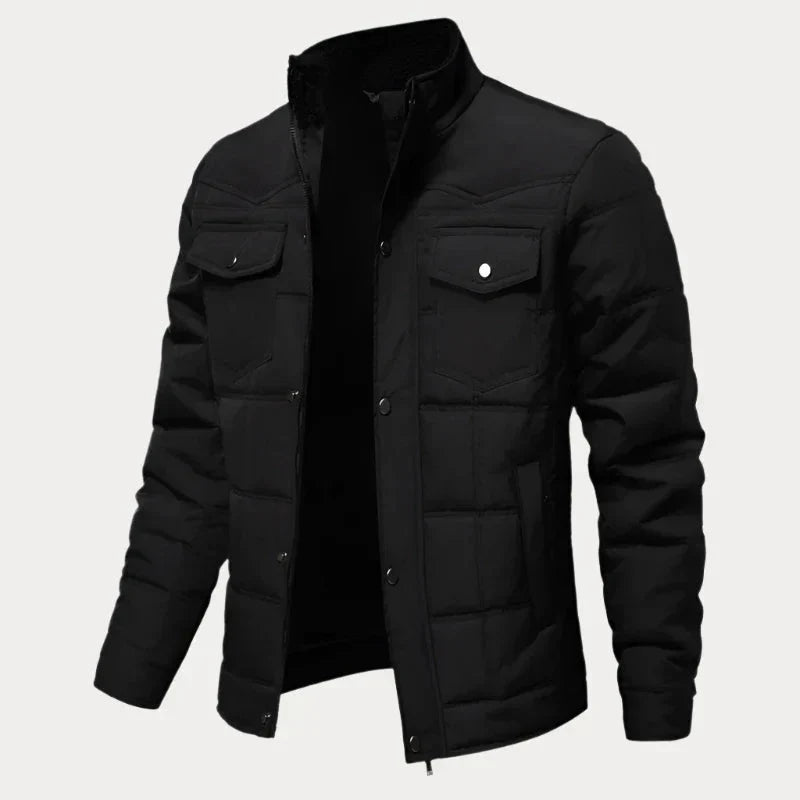 WW | Modern Padded Jacket with Front Pockets for Men