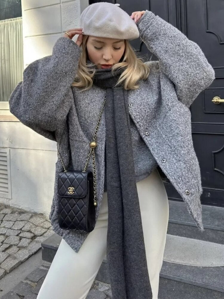 WW | Elegant Wool Coat for Women