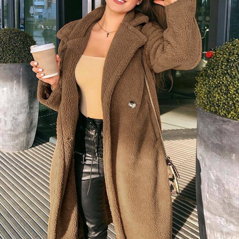 WW | Long Plush Autumn Jacket