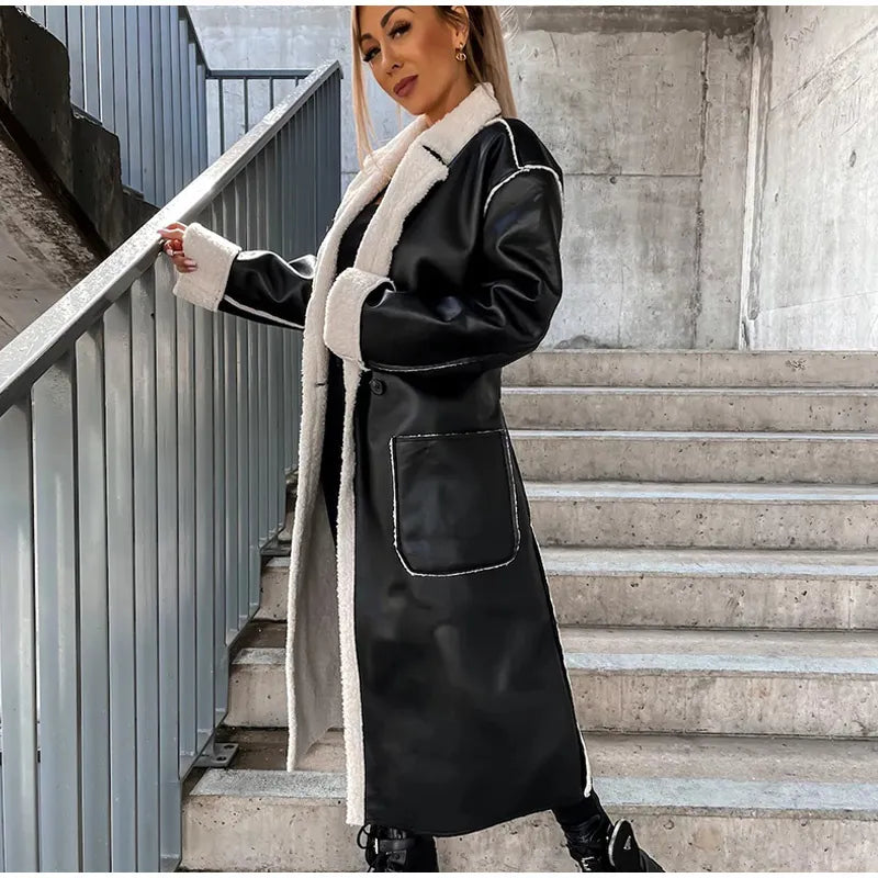 WW | Lederjacke mit Pelz