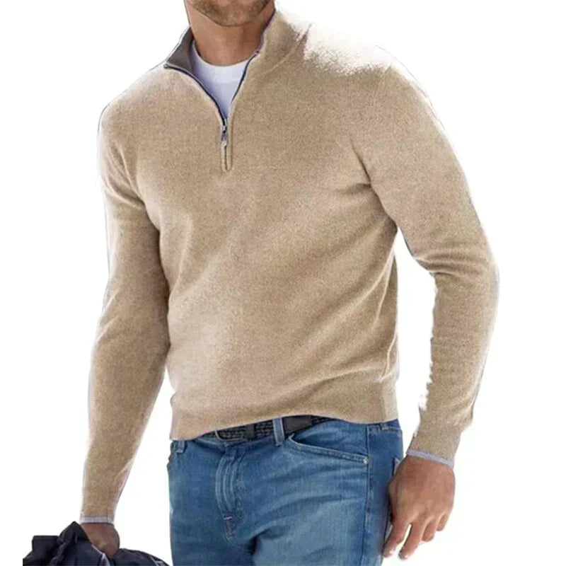 WW | Polo - Fashionable Zipper Pullover for Men