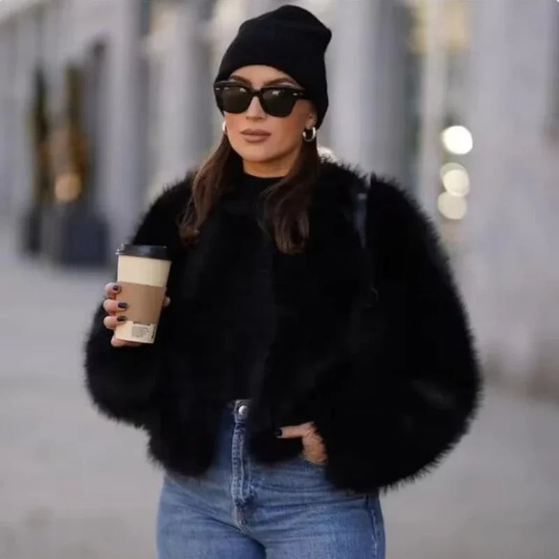 WW | luxurious warm fur coat