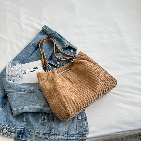 WW | Damen Cord Handtasche