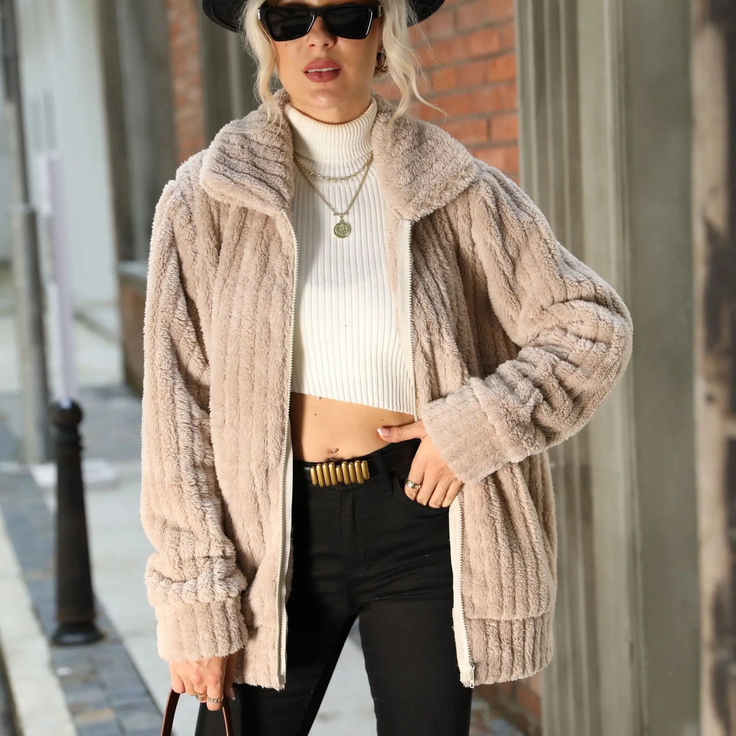 WW | Soft jacket with textured surface