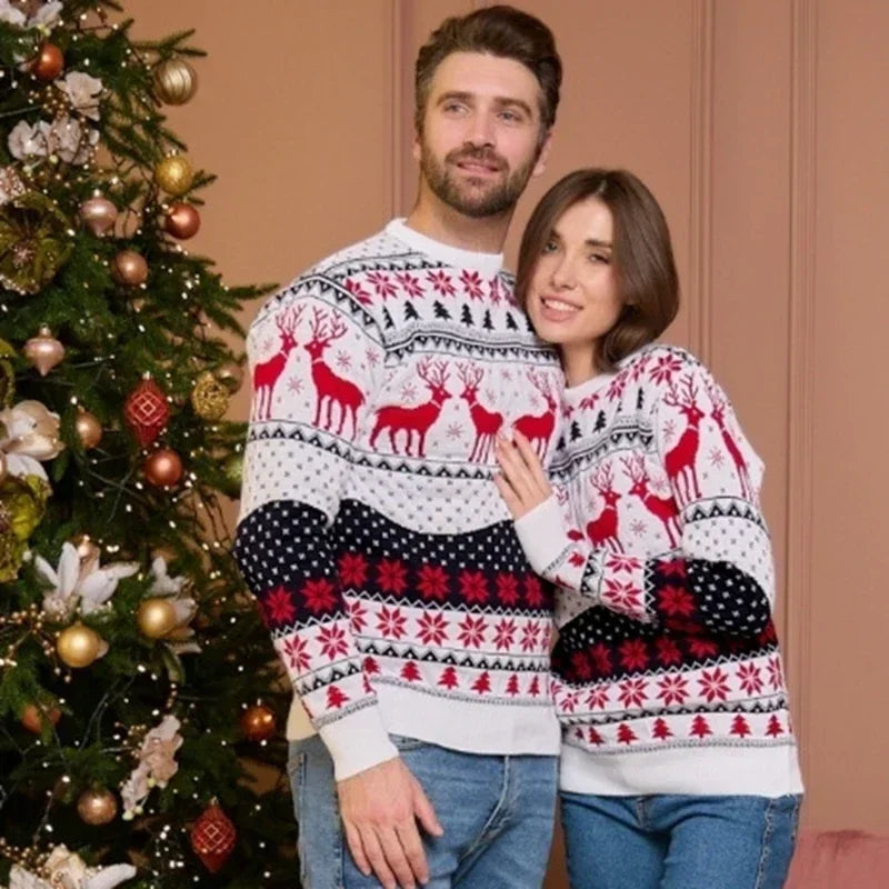 WW - Unisex Christmas Sweaters for Couples in Winter Style