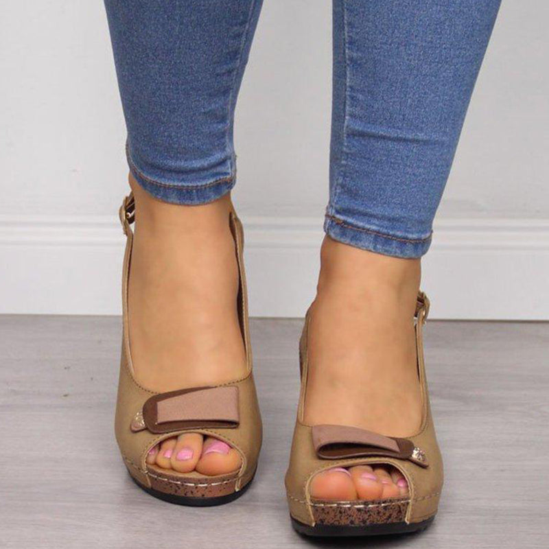 WW | Orthopädische Absatz Sandaletten Für Schmerzfreies Gehen