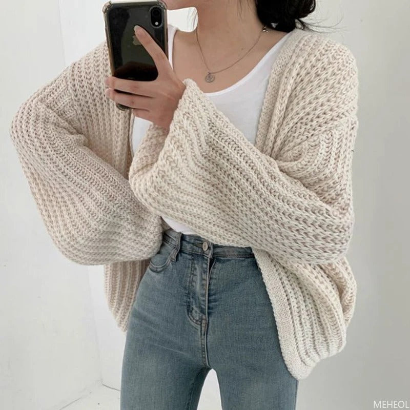 WW | Oversized chunky knit cardigan