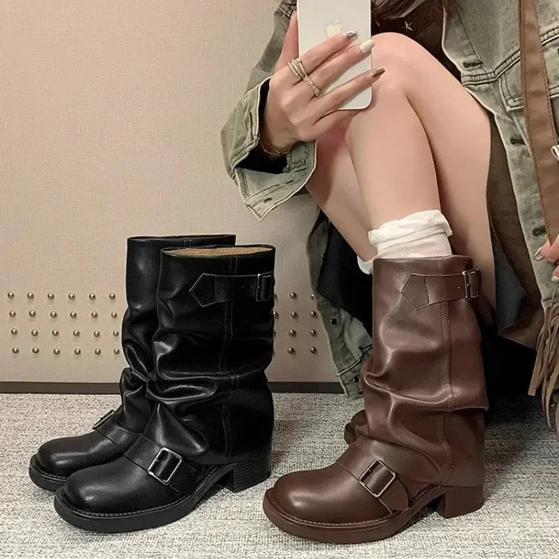 WW | Wrinkle Mid-Calf Boots