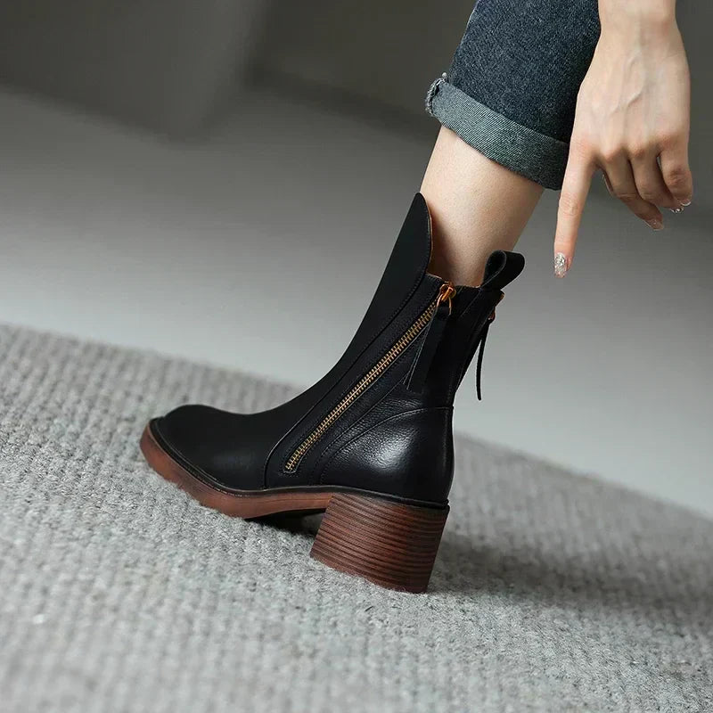 WW - Women's Leather Ankle Boots