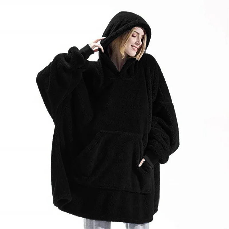 WW | Women's Winter Hoodie Fleece Blanket