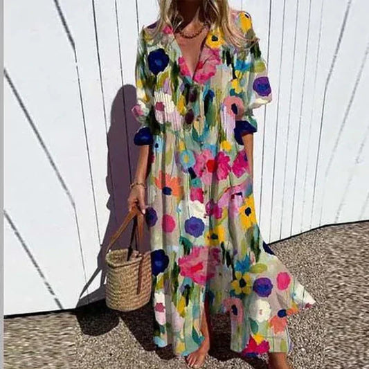 WW | Luxurious Spring Bohemian Dress