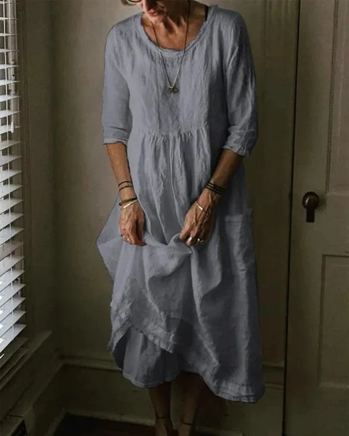 WW | Oversized Kleid aus Baumwollcanvas für Damen