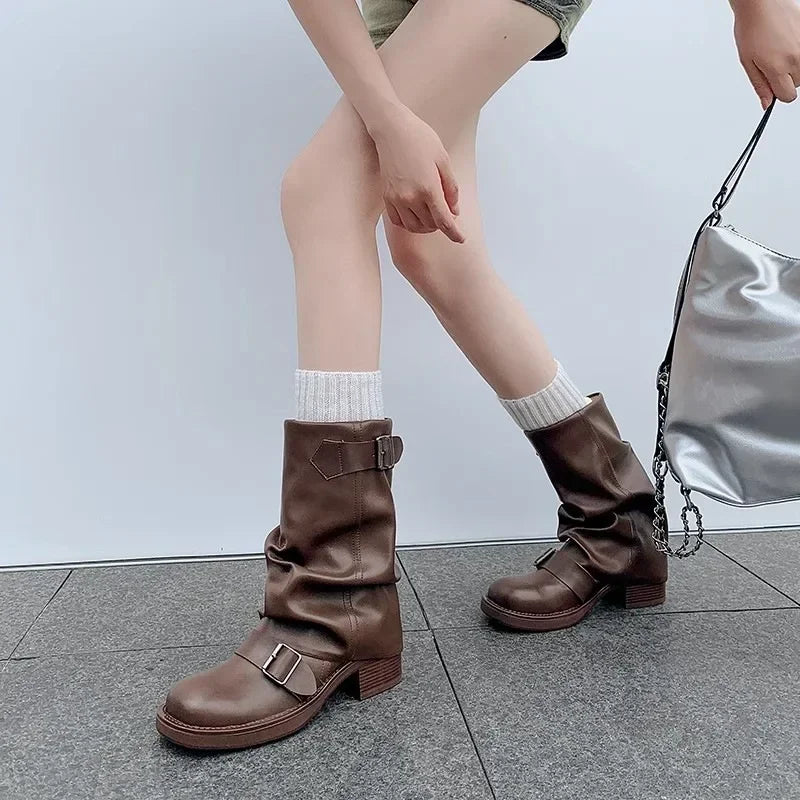 WW | Wrinkle Mid-Calf Boots