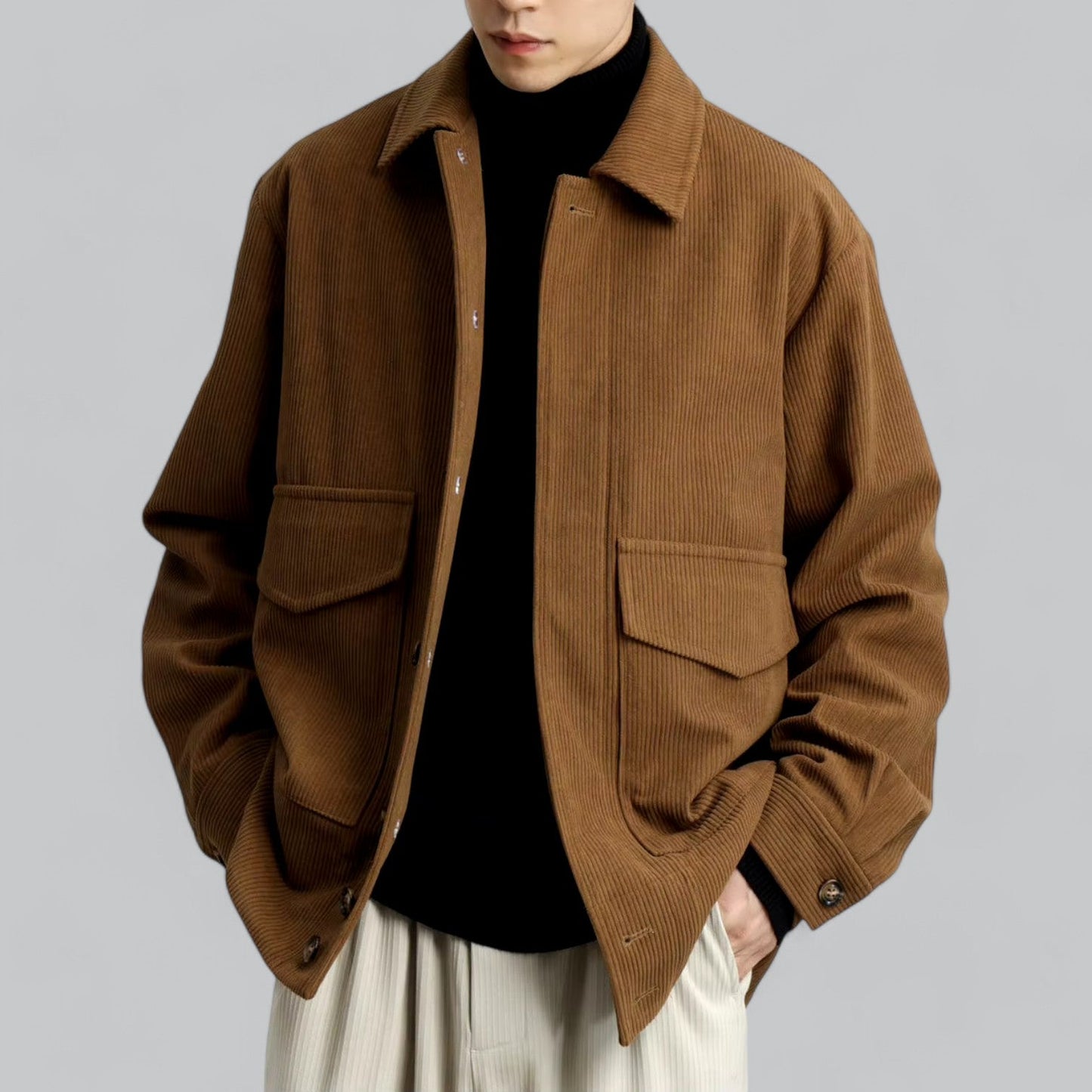 WW | Versatile Button-Closure Winter Jacket
