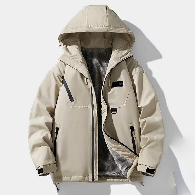 WW | Relaxed Fit Winterjacke - Kapuzenpullover Hüftlanger Winterjacke