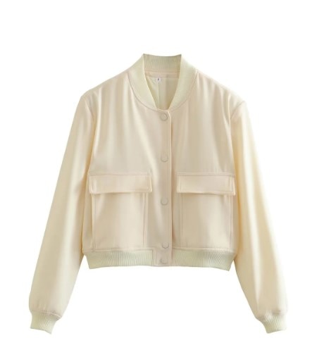 WW | Beige bomber jacket