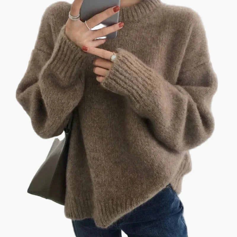 WW | Oversize Pullover im Retro-Stil für Herbst und Winter - Modischer, weiter Schnitt, perfekt für den Alltag