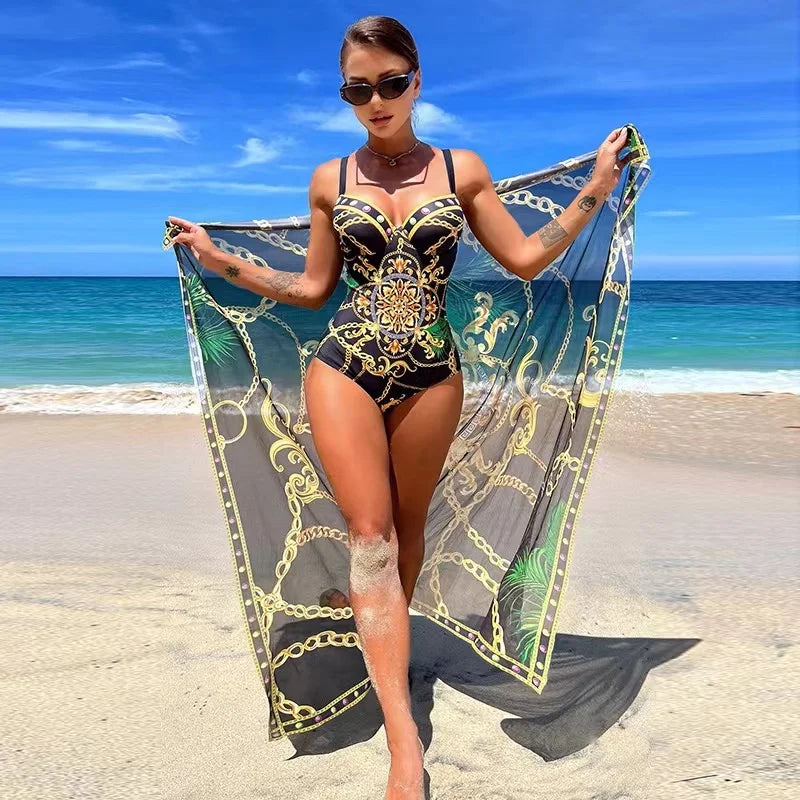 WW | Luxus Neu Zwei Teile Frauen Bikini Set Push Up Blumendruck Bikini Strappy Bandage Badebekleidung Brasilianisch Biquini Badeanzug