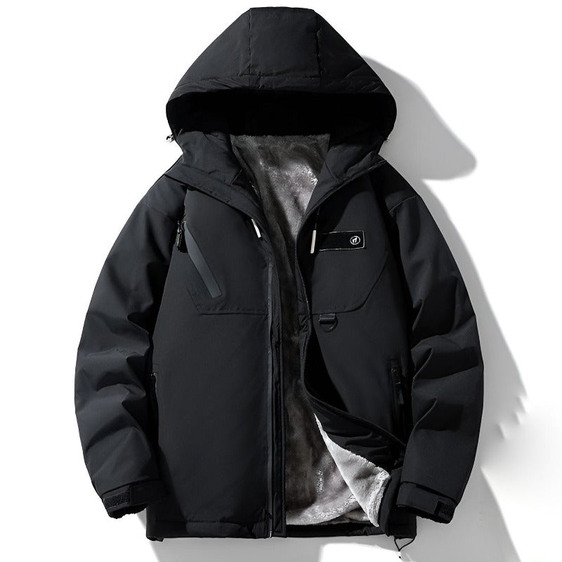 WW | Relaxed Fit Winterjacke - Kapuzenpullover Hüftlanger Winterjacke