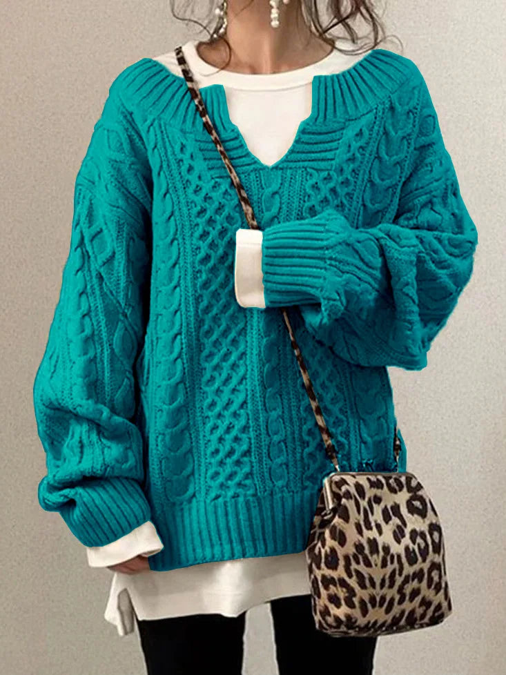 WW | Warm Retro Knit Sweater