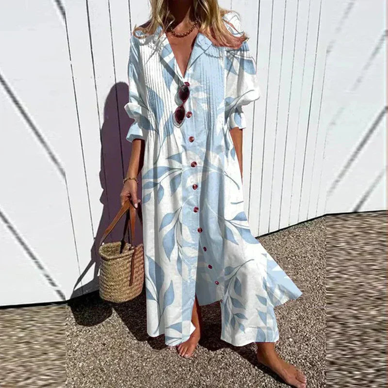 WW | Luxuriöses Frühlings-Bohemian-Kleid
