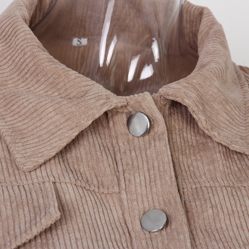 WW | Cord Crop Jacke Herbstmode